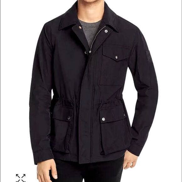 Hugo Boss Cisero water-repellent utility jacket black size 46r - Picture 1 of 5